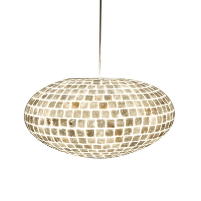 Hanglamp Moni White UFO M by VillaFlor