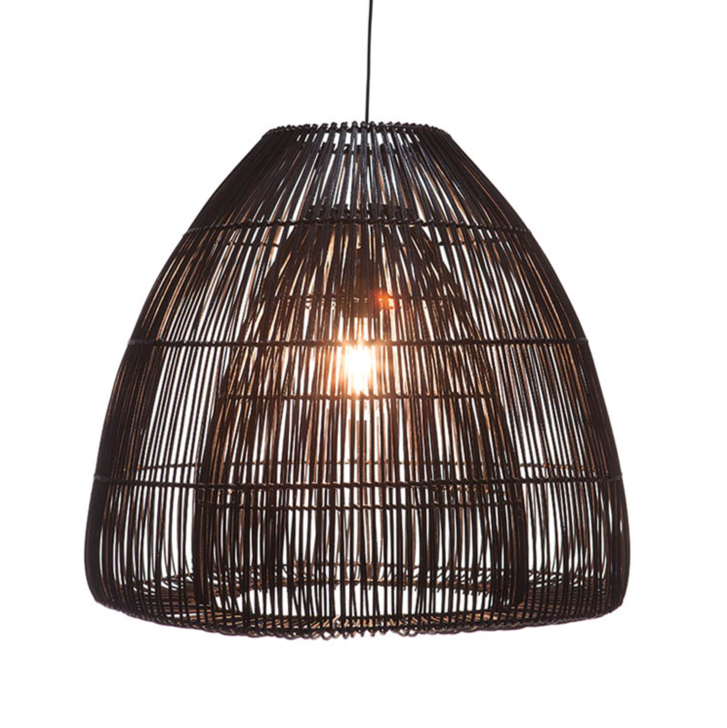 Hanglamp Rattan Bell M - depauwwonen