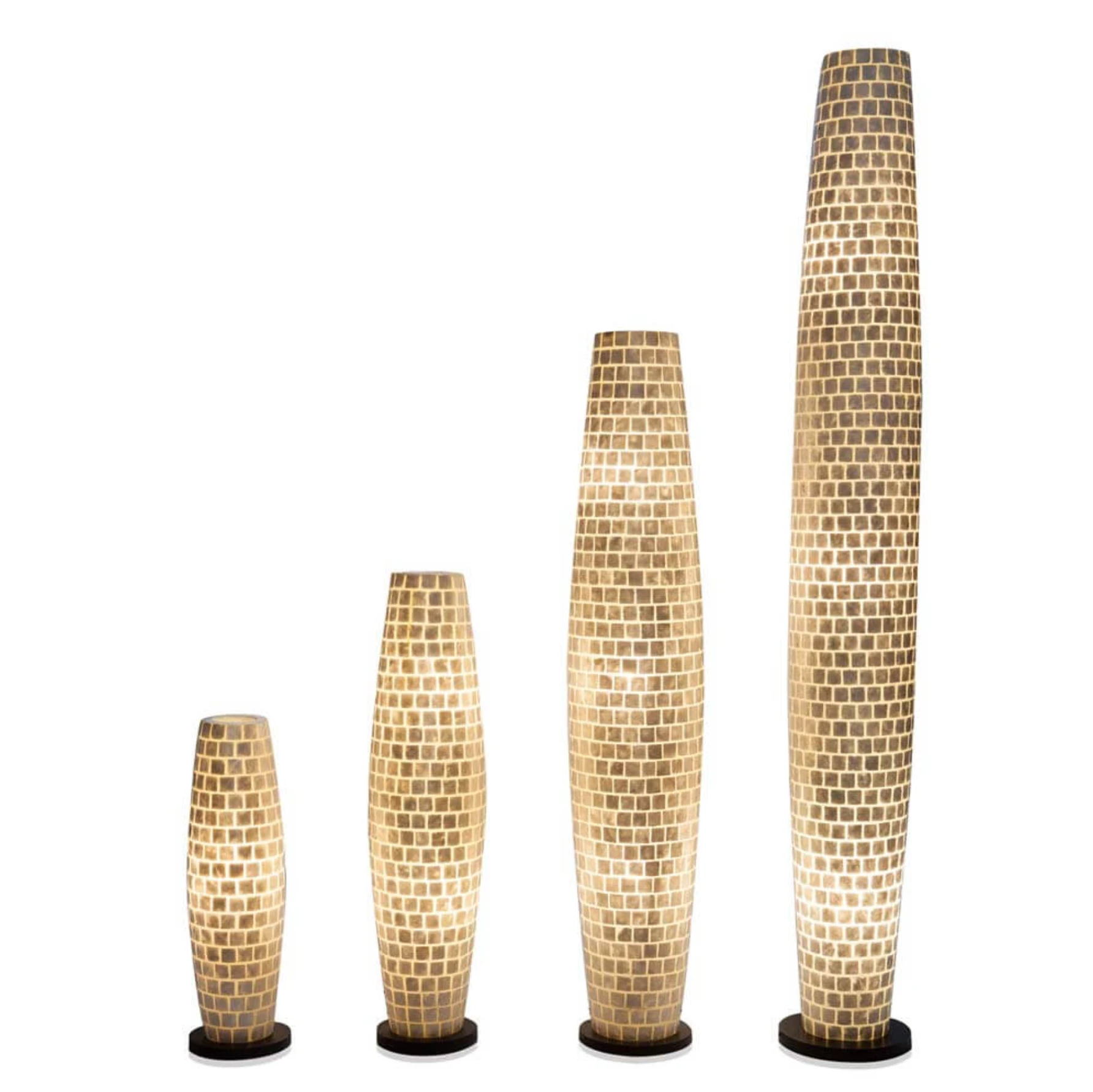 Vloerlamp Moni White Apollo in vier maten by VillaFlor