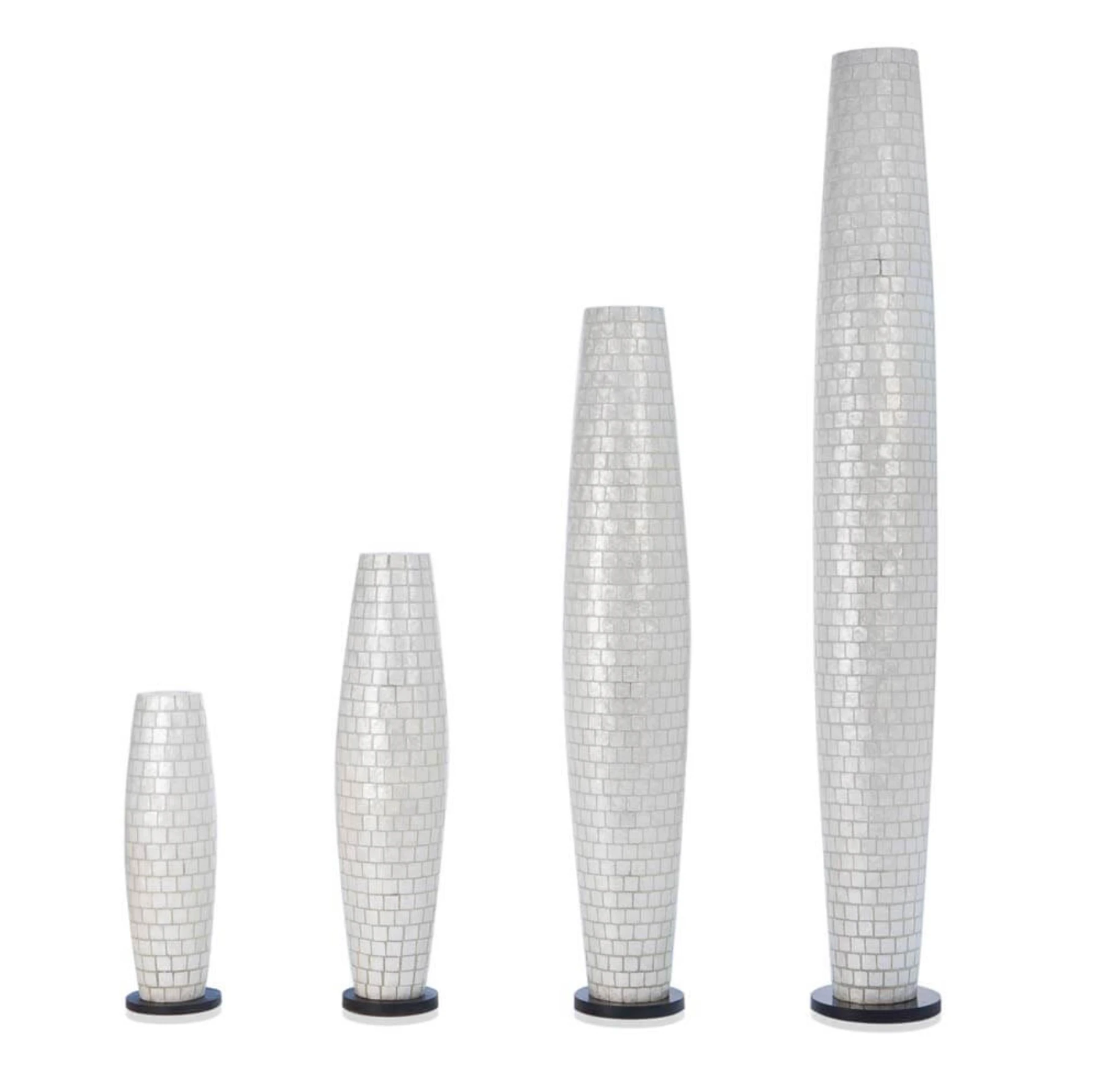 Vloerlamp Moni White Apollo in vier maten by VillaFlor