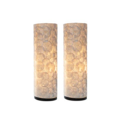 Tafellamp Full Shell Cilinder set 2 in twee maten - depauwwonen