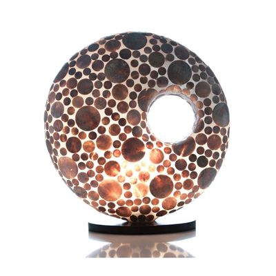 Tafellamp Coin Gold Donut by VillaFlor