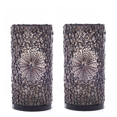 Tafellamp Dili Cilinder set 2 - Zwart by VillaFlor