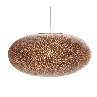 Hanglamp Wangi Gold UFO in twee maten by VillaFlor