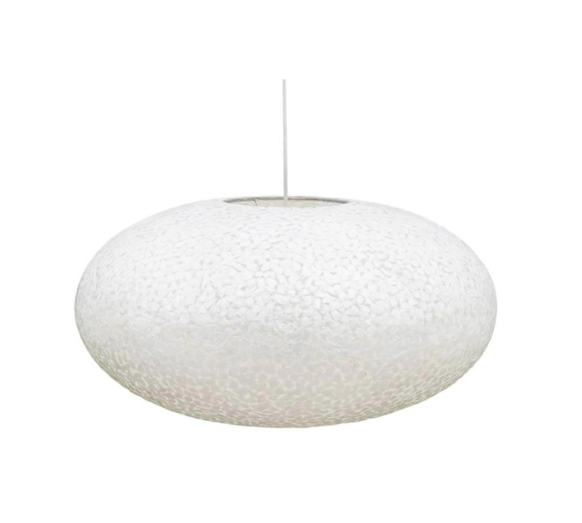 Hanglamp Wangi White UFO in 2 maten by VillaFlor
