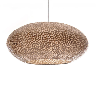 Wangi Gold UFO Hanglamp met open onderzijde - 2 maten by VillaFlor