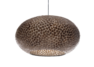 Wangi Gold UFO Hanglamp met open onderzijde - 2 maten by VillaFlor