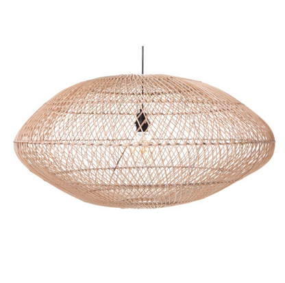 Hanglamp Rattan UFO, in twee kleuren - depauwwonen