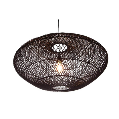 Hanglamp Rattan UFO, in twee kleuren - depauwwonen