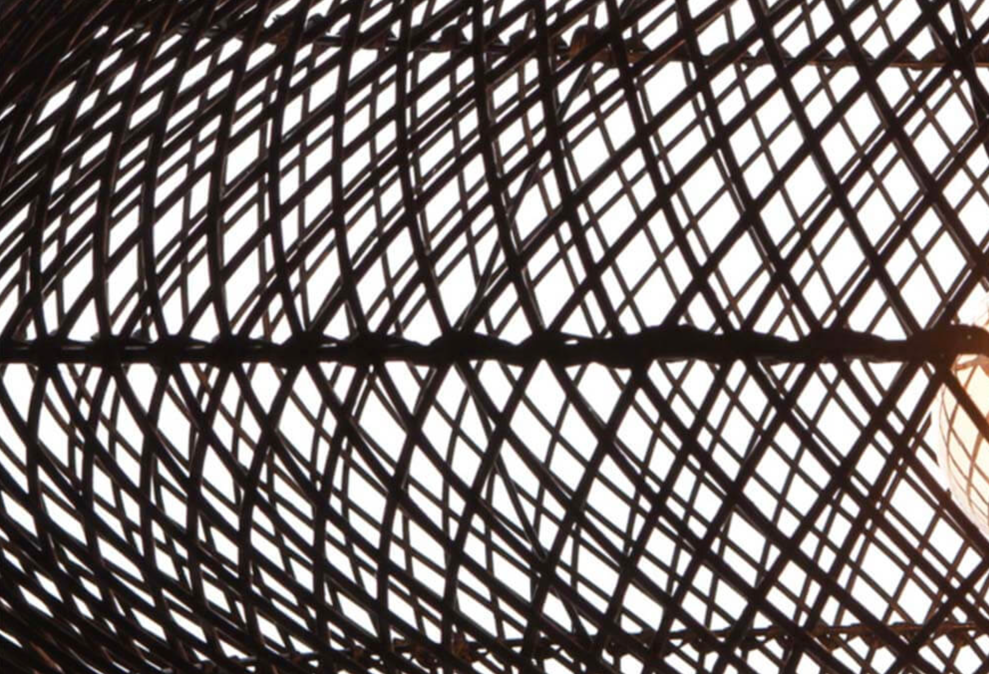 Hanglamp Rattan UFO, in twee kleuren - depauwwonen