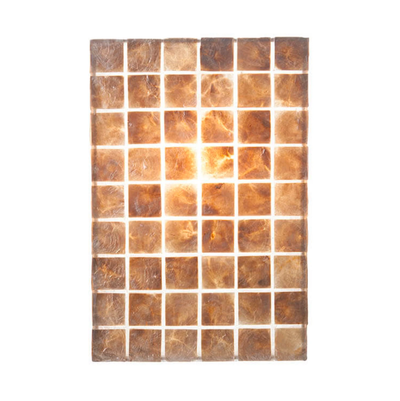 Wandlamp Moni Gold Rechthoek set 2 by VillaFlor