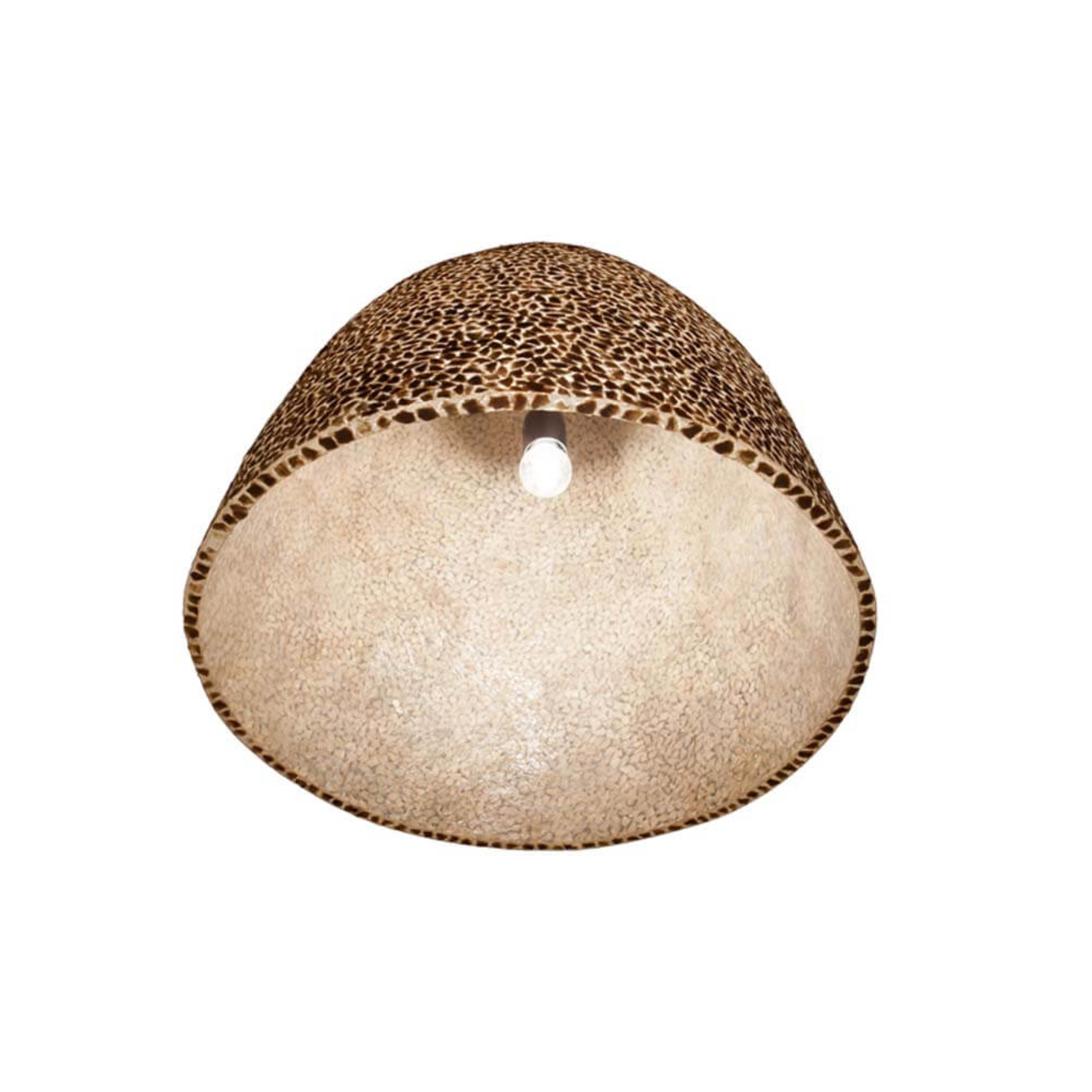 Hanglamp Wangi Gold Bell in twee maten - depauwwonen