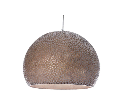 Hanglamp Wangi Gold Bol met open onderzijde by VillaFlor