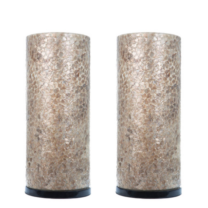 Tafellamp Wangi Gold Cilinder set 2 in twee maten - depauwwonen