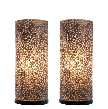 Tafellamp Wangi Gold Cilinder set 2 in twee maten - depauwwonen