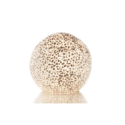 Tafellamp Wangi White Ball in twee maten by VillaFlor