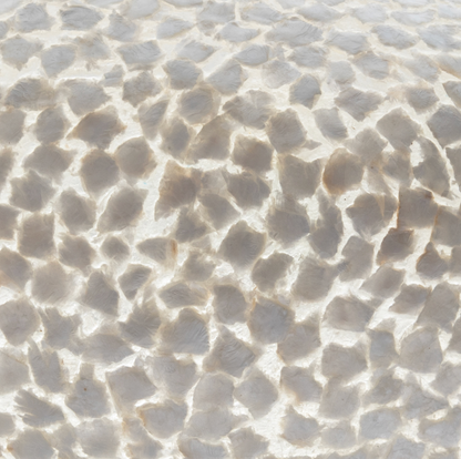 Hanglamp Wangi White Bol met open onderzijde - depauwwonen