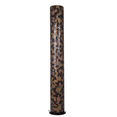 Vloerlamp Glass black/gold Cilinder in twee maten by VillaFlor