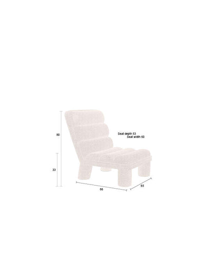 Lounge Chair Fern Beige