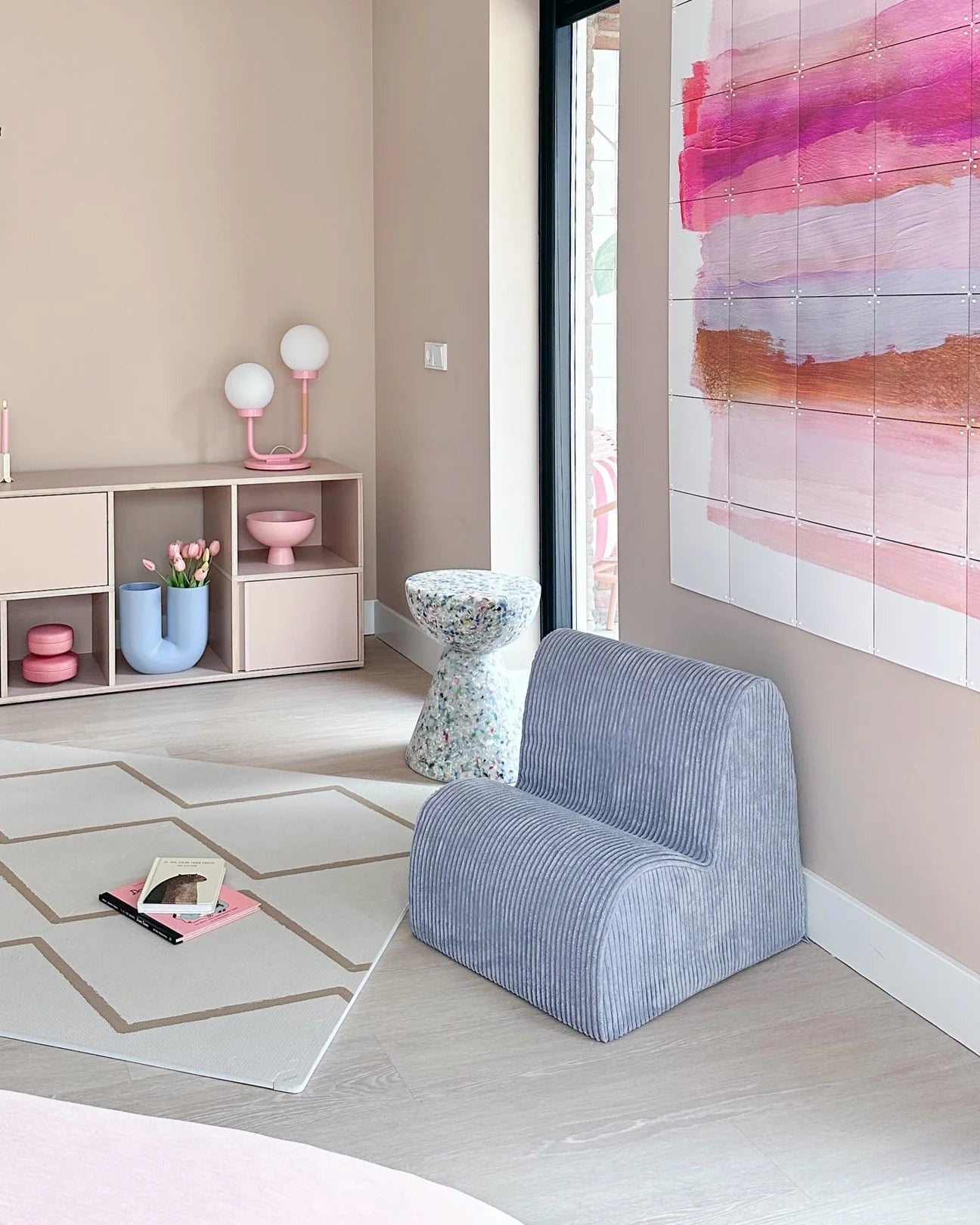 Kinderfauteuil Cloud Blueberry Blue - depauwwonen