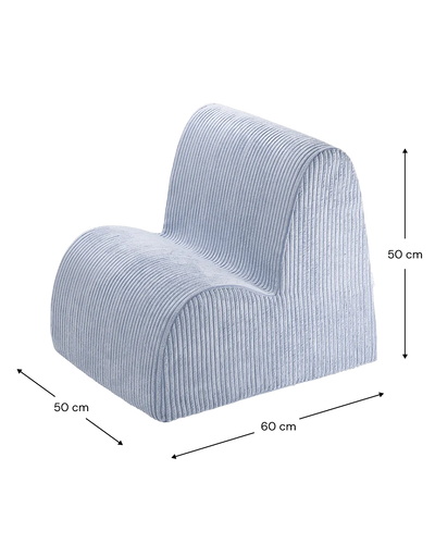 Kinderfauteuil Cloud Blueberry Blue by WigiWama