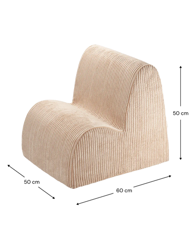 Kinderfauteuil Cloud Brown Sugar by WigiWama