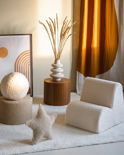 Kinderfauteuil Cloud Cream White by WigiWama