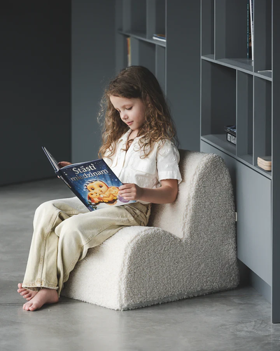 Kinderfauteuil Cloud Cream White by WigiWama