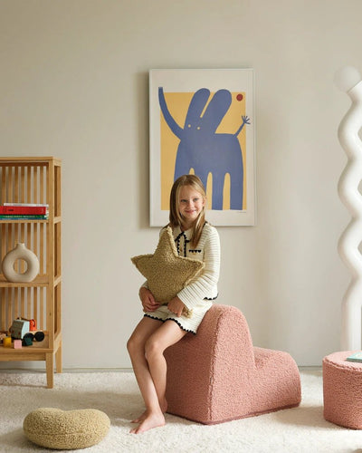 Kinderfauteuil Cloud Guava Pink by WigiWama