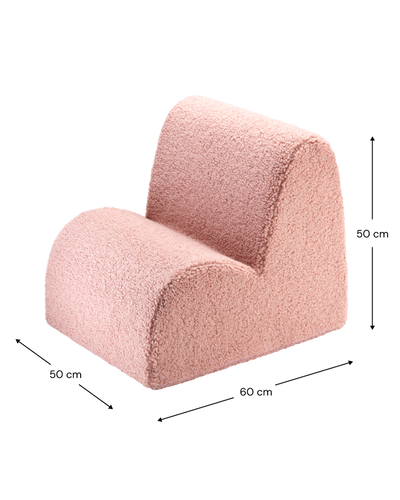 Kinderfauteuil Cloud Guava Pink by WigiWama