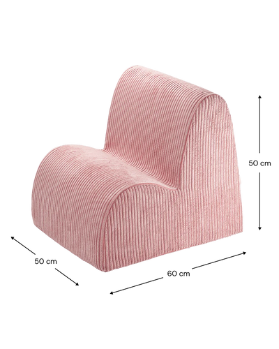 Kinderfauteuil Cloud Pink Mousse by WigiWama