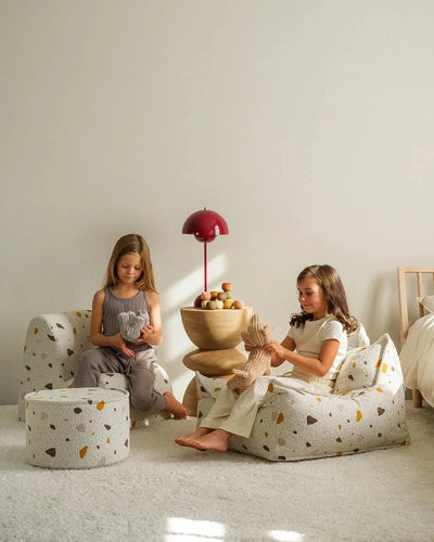 Kinderfauteuil Cloud Terrazzo Marble by WigiWama