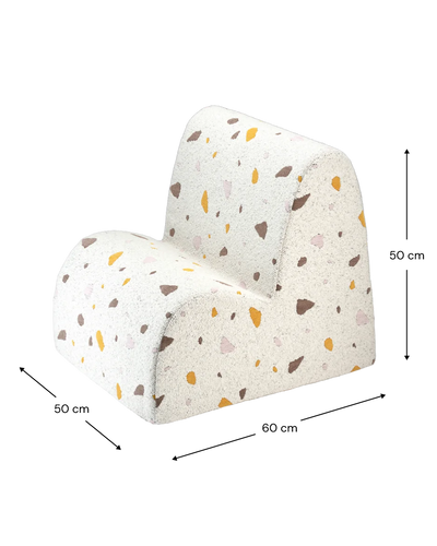Kinderfauteuil Cloud Terrazzo Marble by WigiWama