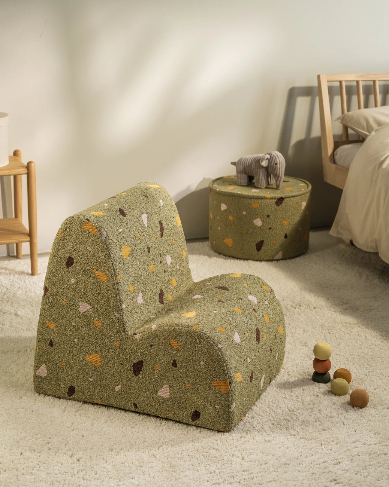 Kinderstoel Cloud Terrazzo Moss - depauwwonen