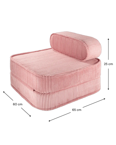 Kinderfauteuil Flip Pink Mousse by WigiWama