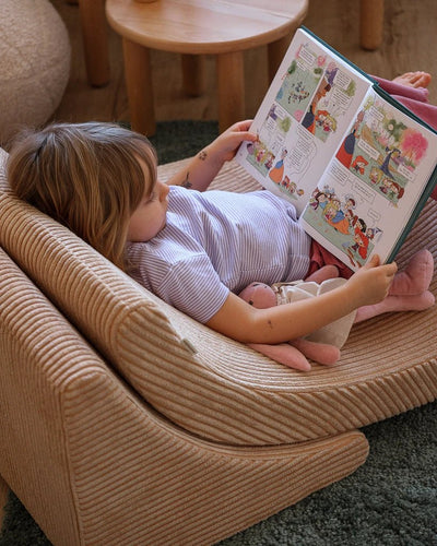 Kinderfauteuil Moon Brown Sugar by WigiWama