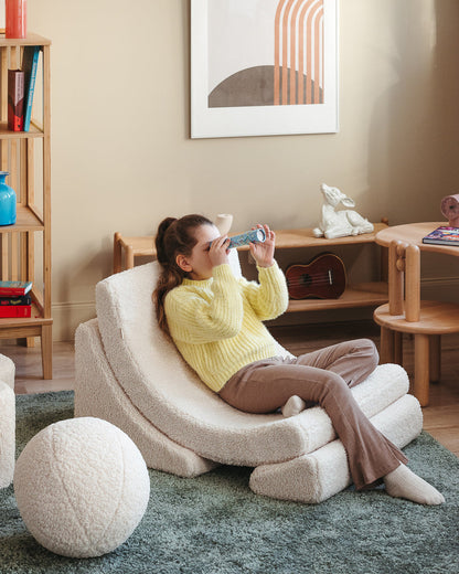 Kinderfauteuil Moon Cream White - depauwwonen
