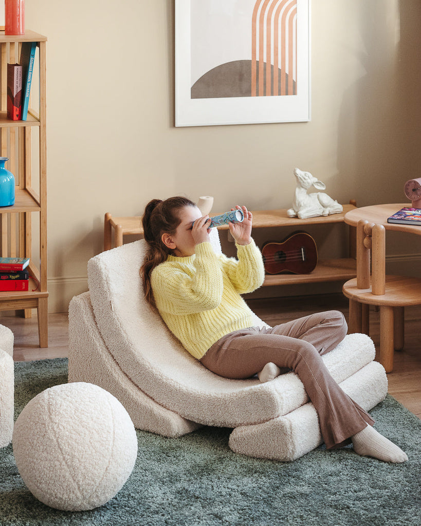 Kinderfauteuil Moon Cream White - depauwwonen