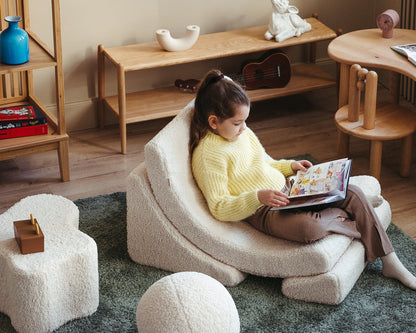 Kinderfauteuil Moon Cream White - depauwwonen