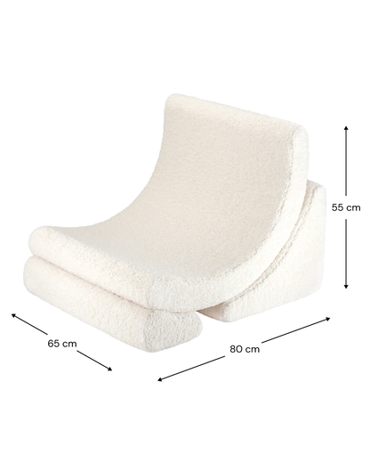 Kinderfauteuil Moon Cream White - depauwwonen