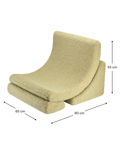Kinderfauteuil Moon Matcha by WigiWama