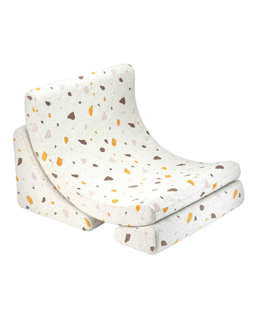 Kinderfauteuil Moon Terrazzo Marmer - depauwwonen