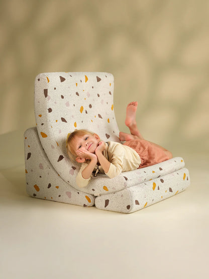 Kinderfauteuil Moon Terrazzo Marmer - depauwwonen