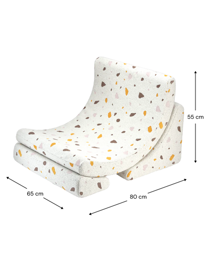Kinderfauteuil Moon Terrazzo Marmer - depauwwonen