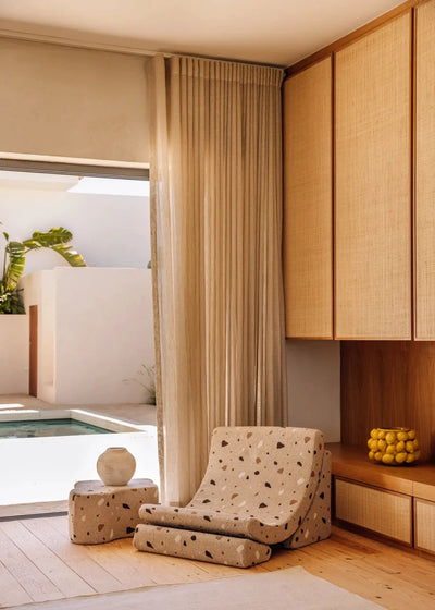 Kinderfauteuil Moon Terrazzo Sand by WigiWama