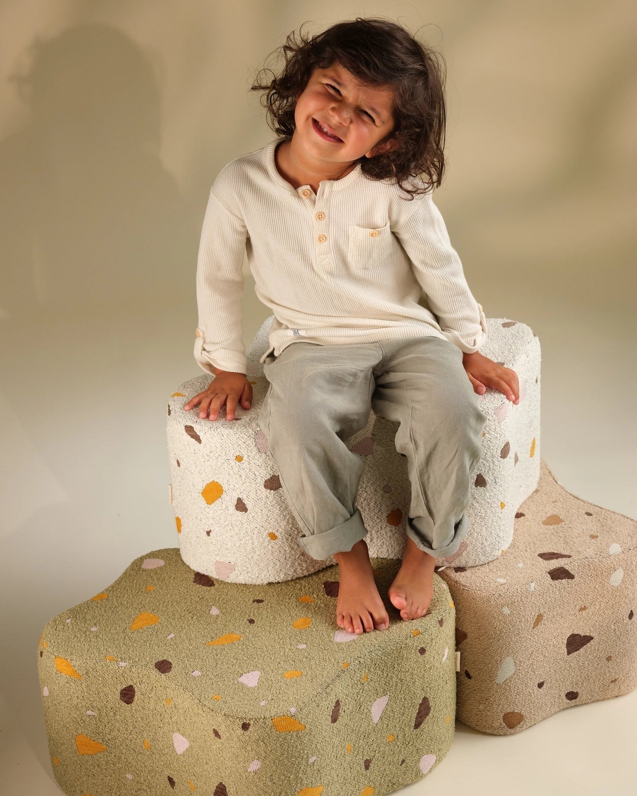 Poef Cloud Terrazzo Marble - depauwwonen