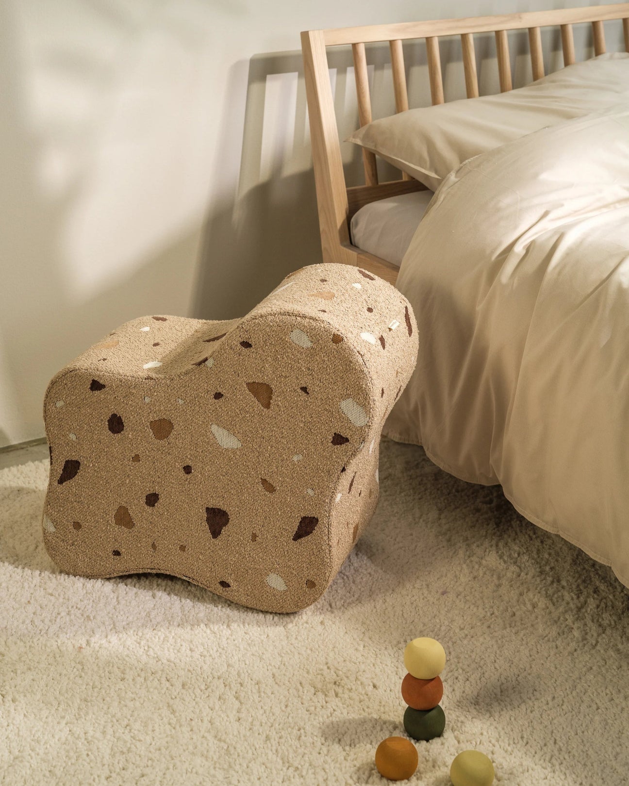 Poef Cloud Terrazzo Sand - depauwwonen