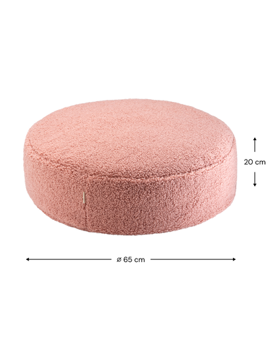 Poef Rond Guava Pink by WigiWama