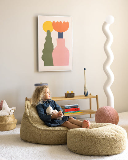 Poef Rond Matcha - depauwwonen