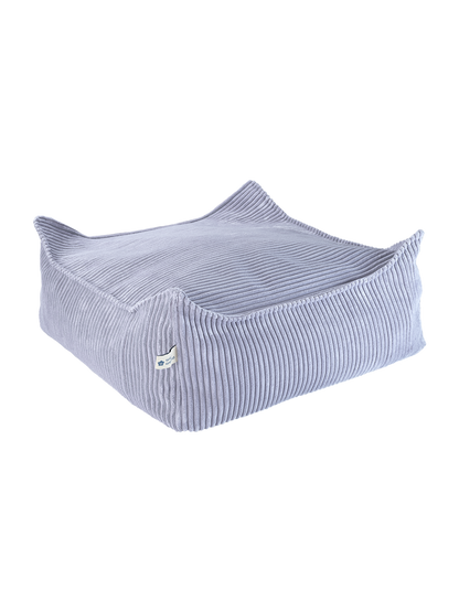 Poef Vierkant Blueberry Blue - depauwwonen